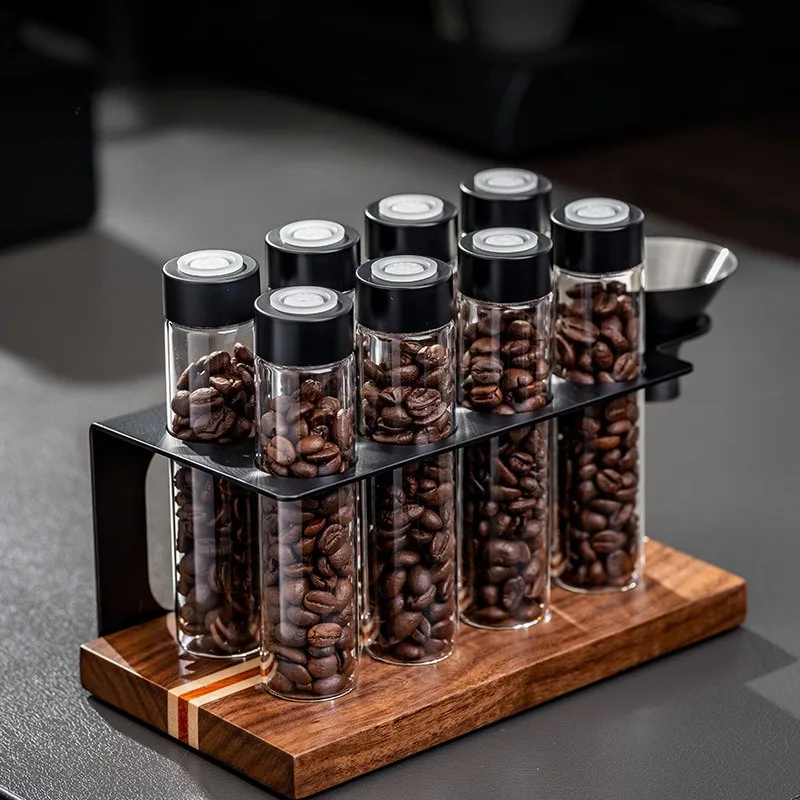 Coffee Tea Jars - JUSTINLAU Glass Coffee Bean Storage Jars