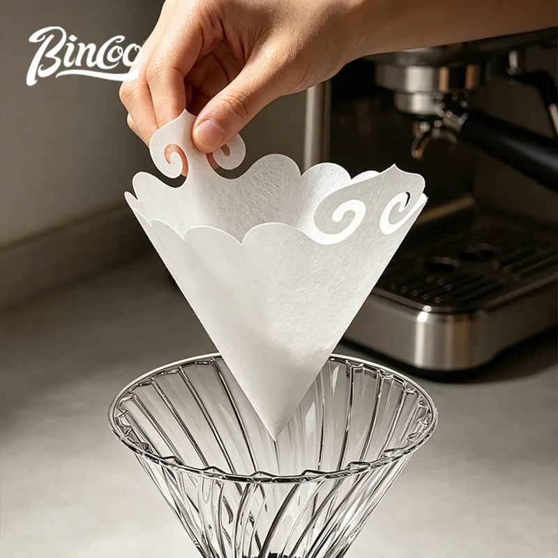 Coffee Dripper V60 - BINCOO V-Shaped V60 Coffee Filter Paper
