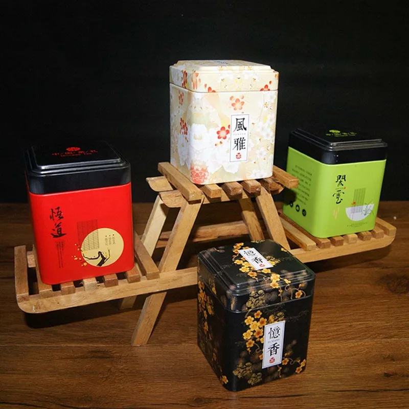 Coffee Tea And Sugar Canister Set - Chinese style Small For Sugar Solid