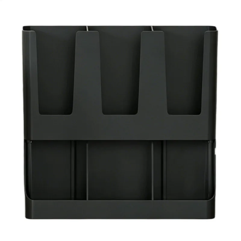 Tea Coffee Set Up - Coffee Station 6-Compartment Wall Mount Holder