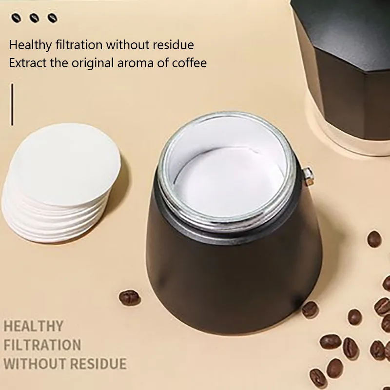 Coffee Dripper V60 - 100Pcs Round Coffee Filter Paper 56mm