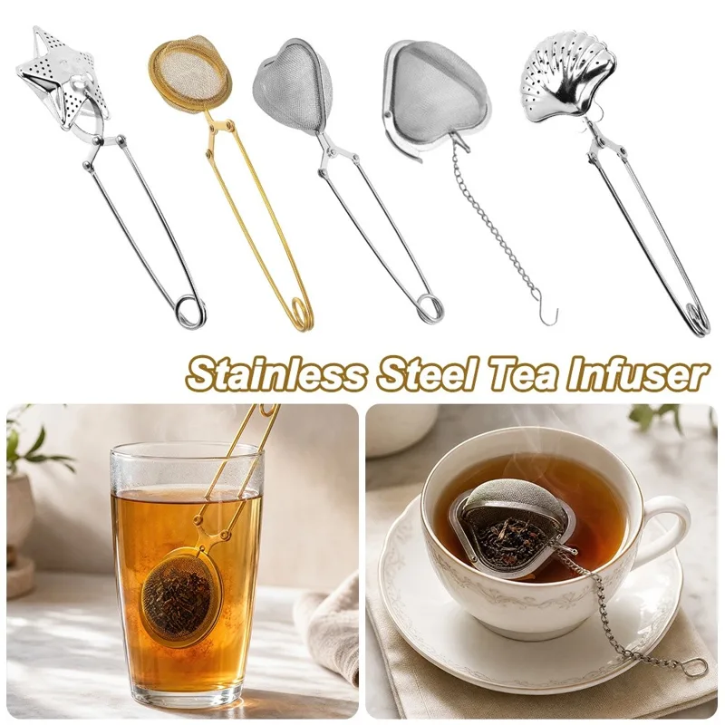 Tea Strainer Mesh - Creative Stainless Steel Tea Infuser Reusable