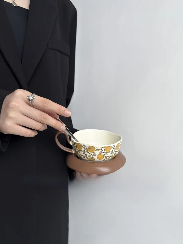 Lemon Tea Coffee - Limited Edition Orange And Lemon Ceramic