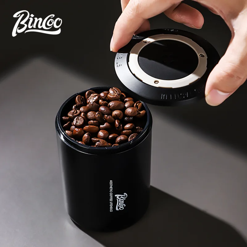 Coffee Tea Jars - Bincoo Portable Coffee Powder Airtight Can