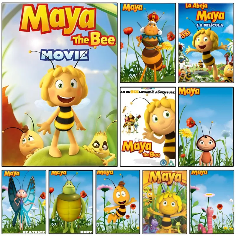 Maya Coffee & Tea Ulasan - Kids Animation M-Maya the Bee Poster