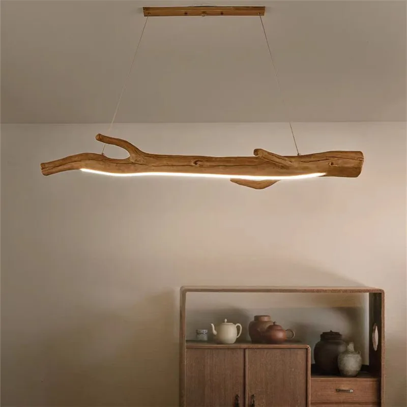 Coffee Tea House - Vintage tree Branch chandelier LED resin