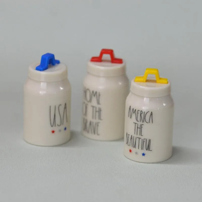 Tea Coffee Set Up - Pair of 3 Small-Sized American Storage