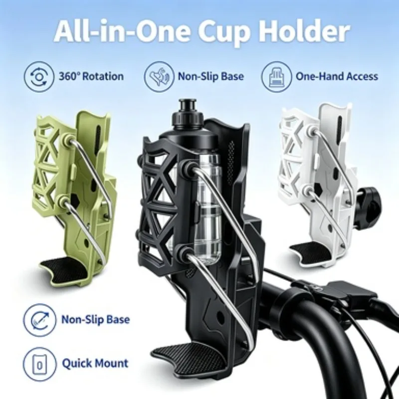 Coffee Tea Holders - Quick Install Adjustable Cup Holder 360