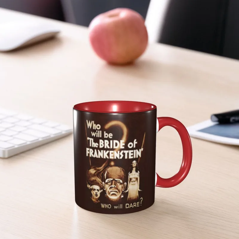 Coffee Tea Poster - Bride Of Frankenstein Poster Mug Funny