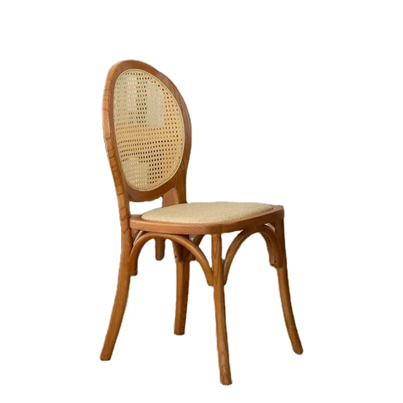 Coffee Tea House - Nordic Light Luxury Solid Wood Back