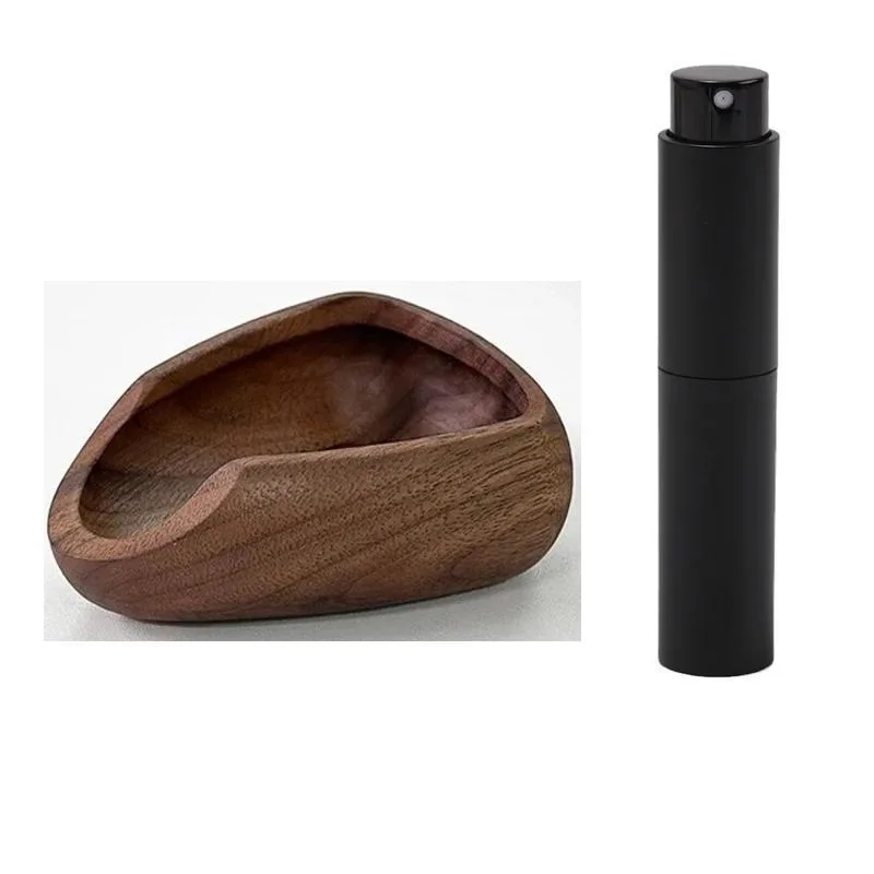 Coffee Tea Set - Natural Wood Coffee Bean Scale Tray
