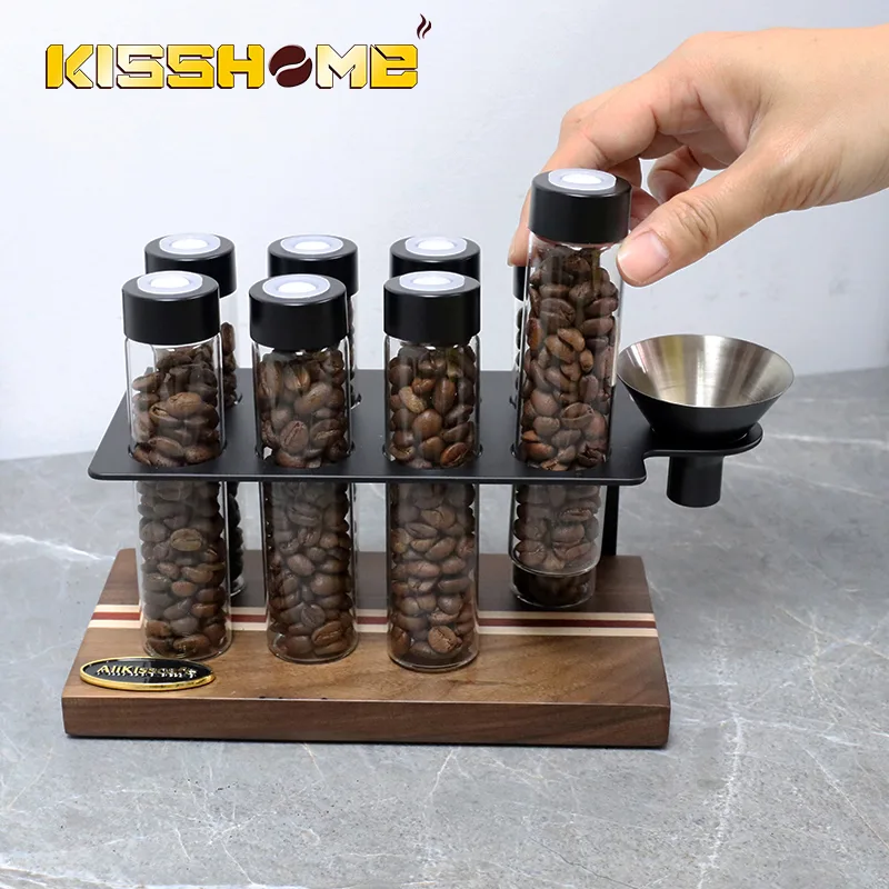 Coffee Tea Sugar Set - AliKisscafe Coffee Beans Storage Container Display