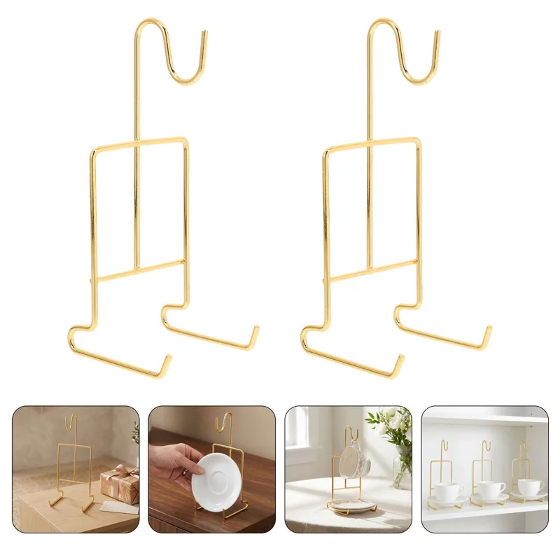 Coffee Tea Holders - 6Pcs Tea Cup Display Stand Metal
