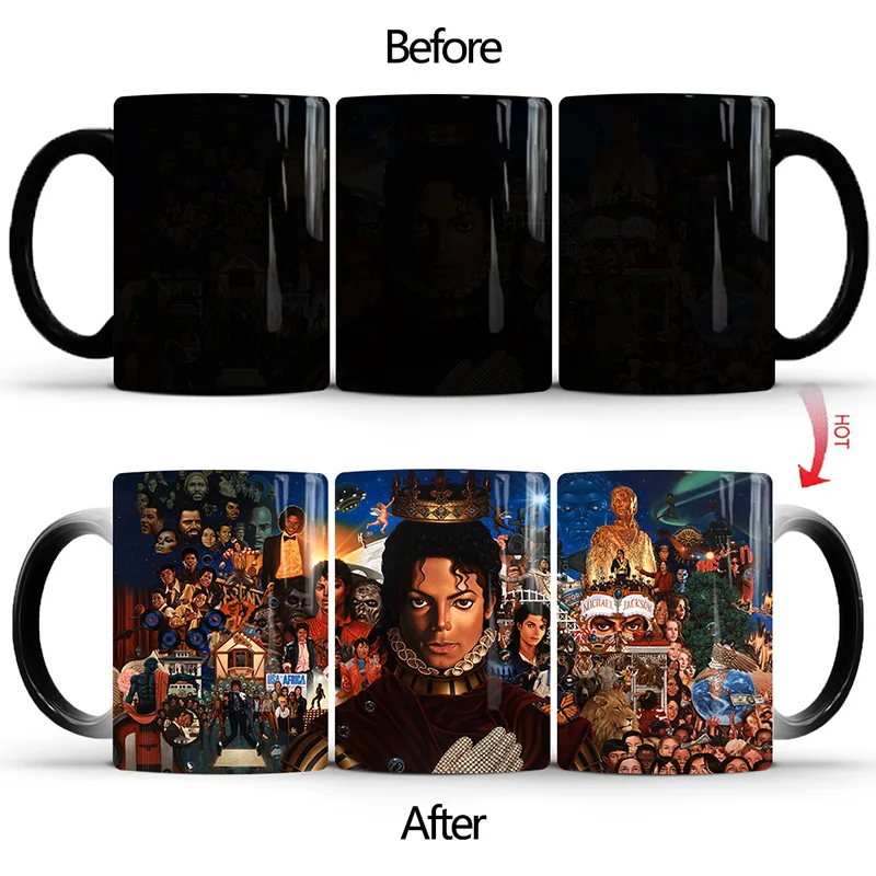 Coffee Tea Friends - 1Pcs New 350ml Creative Michael Jackson
