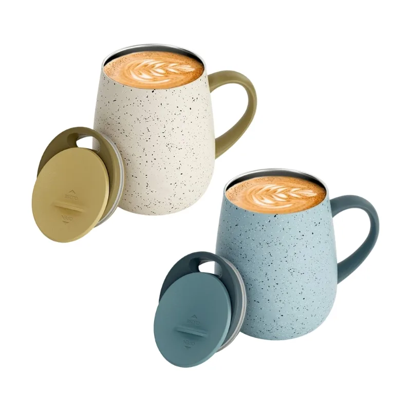Coffee Tea Break - Insulated coffee cup with sliding lid