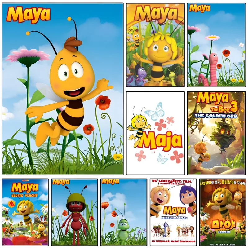 Maya Coffee & Tea Ulasan - Kids Animation M-Maya the Bee Poster