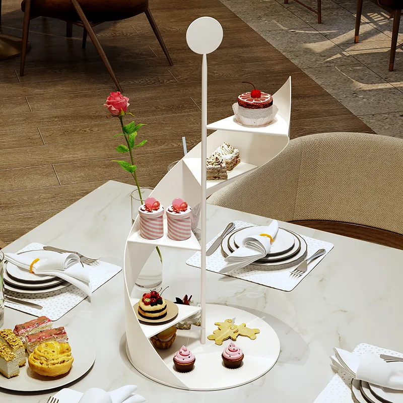 Coffee Tea Break - Hotel buffet dessert table trapezoidal afternoon