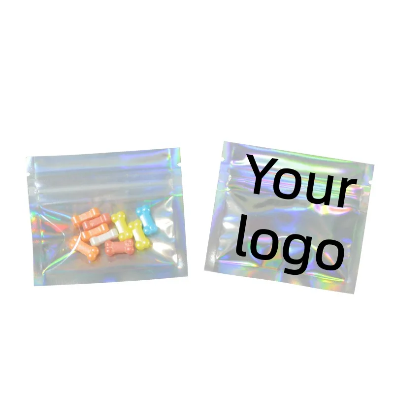Coffee Tea House - 100/500/1000PCS Resealable Clear Hologram Ziplock Packaging