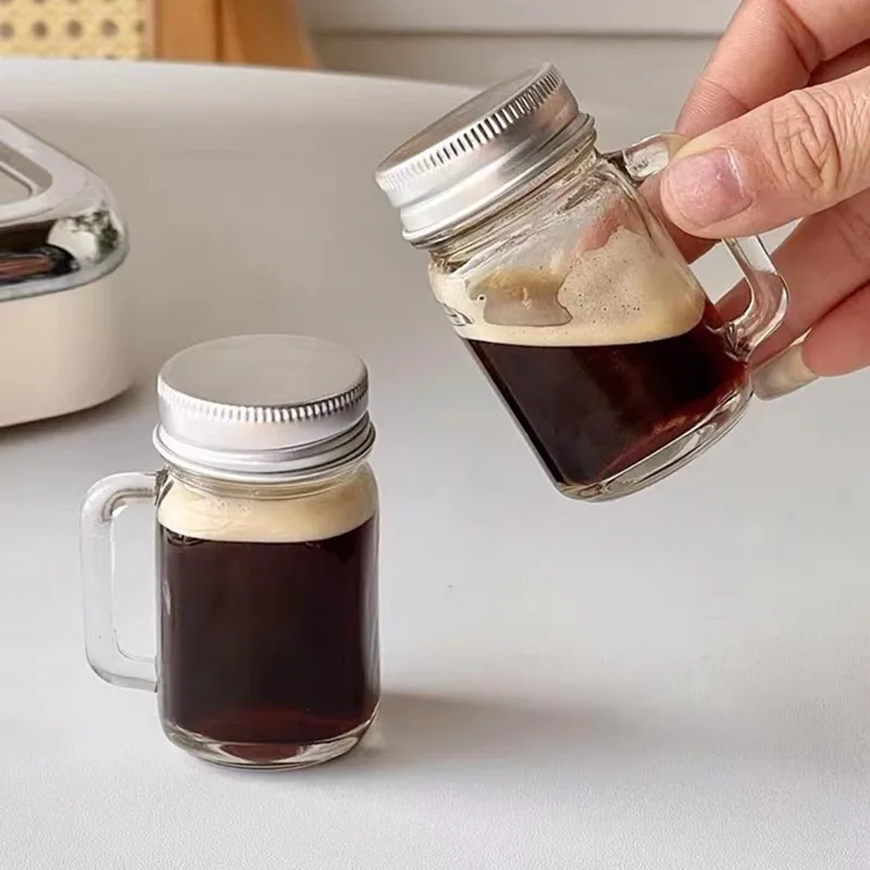 Coffee Tea Jars - 35ml Mini Mason Jar for Jam