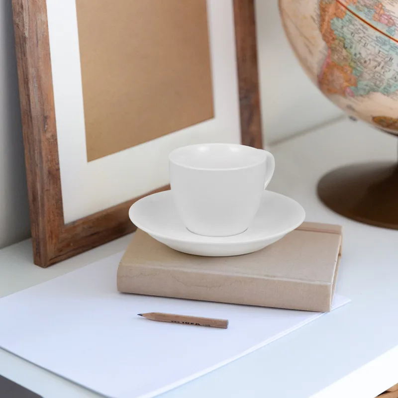 1Set Coffee Cup and Saucer Set - Coffee Tea Set recension och pris