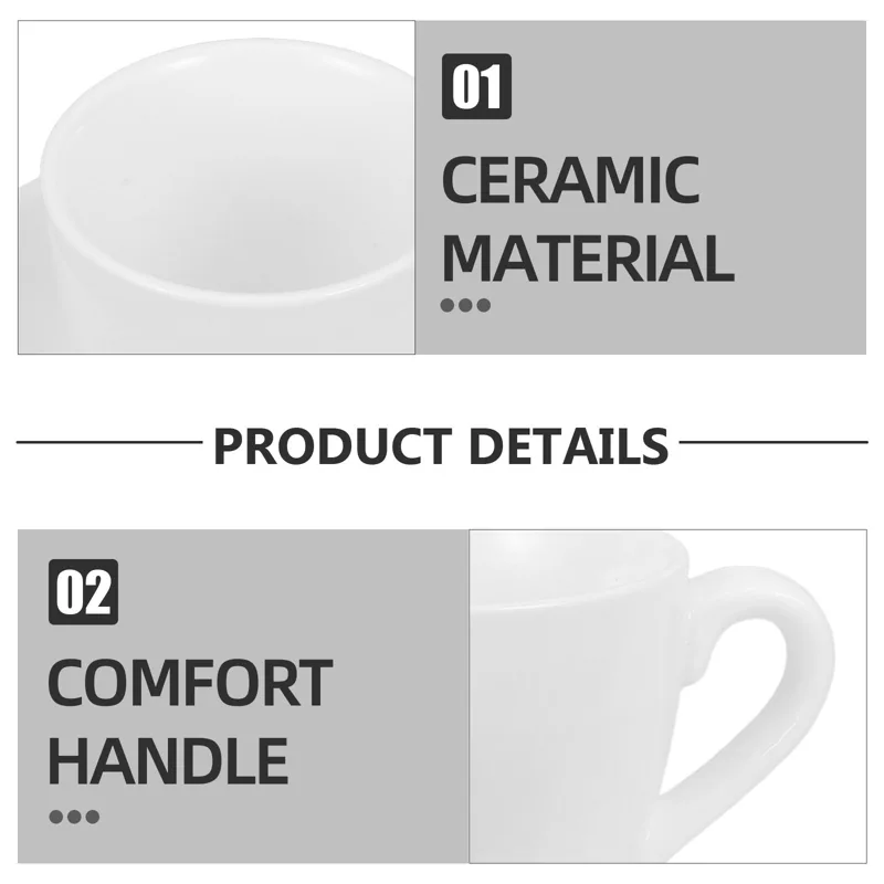 1Set Coffee Cup and Saucer Set - Coffee Tea Set recension och pris