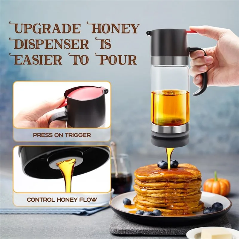 A21I-12 OZ Glass Honey Dispens - Coffee Tea Or recension och pris
