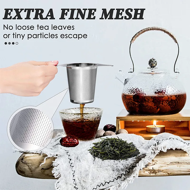 1 Piece Tea Infuser Basket Sta - Tea Strainer Mesh recension och pris