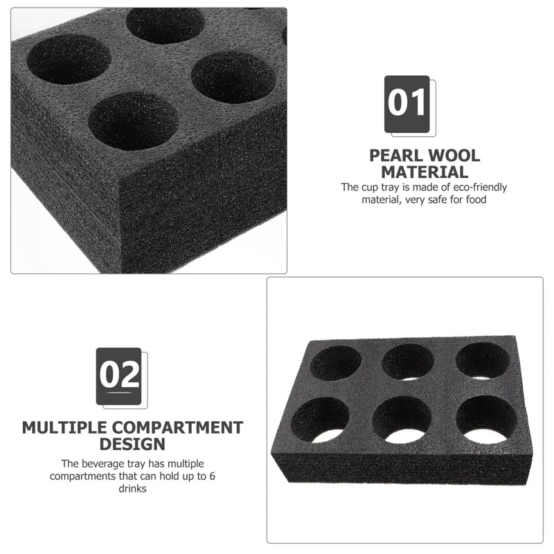 2Pcs Eco-Friendly Biodegradabl - Coffee Tea Holders recension och pris