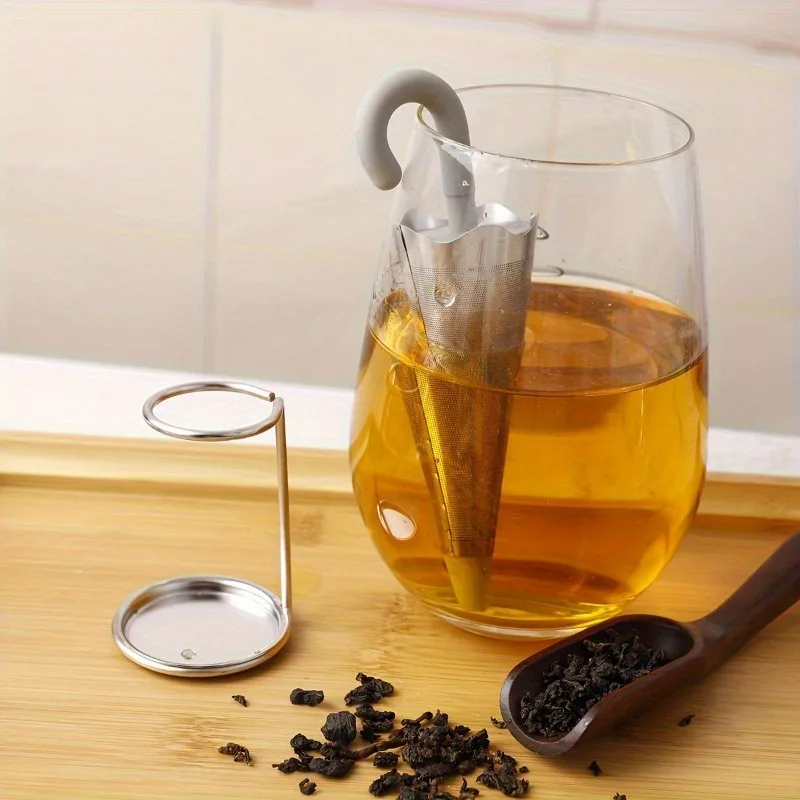 1pc Reusable Umbrella Tea Infu - Tea Strainer Mesh recension och pris