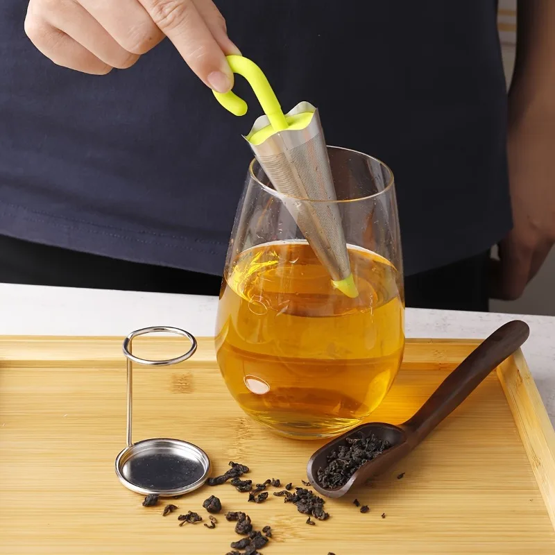 1pc Reusable Umbrella Tea Infu - Tea Strainer Mesh recension och pris