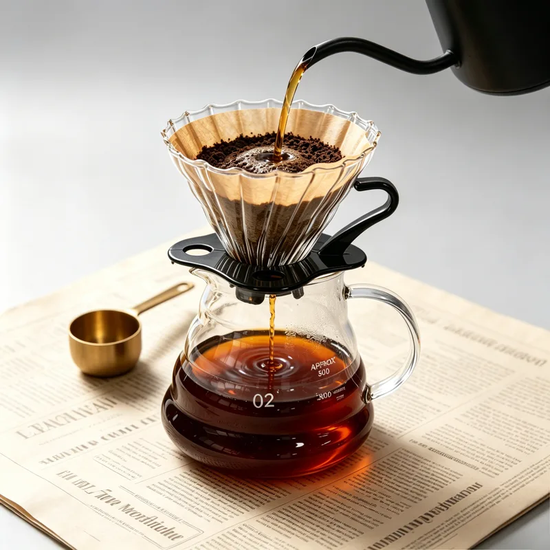 Premium Borosilicate Glass Pou - Coffee Dripper V60 recension och pris