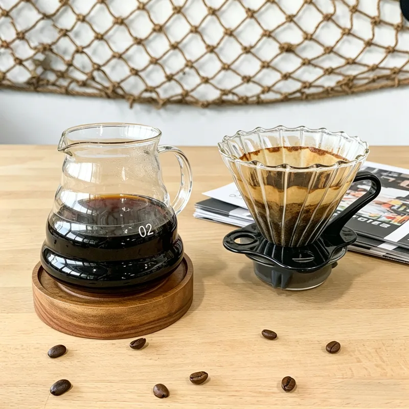 Premium Borosilicate Glass Pou - Coffee Dripper V60 recension och pris