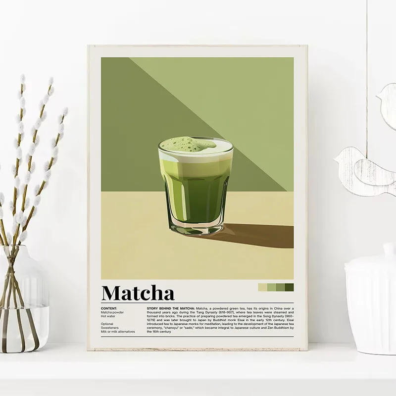 Vintage Coffee Beverage Poster - Coffee Tea Poster recension och pris