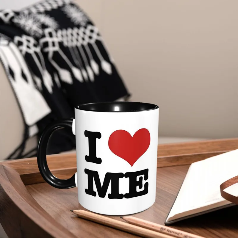 I Love Me Mug Funny Ceramic Co - Coffee Tea With Me recension och pris