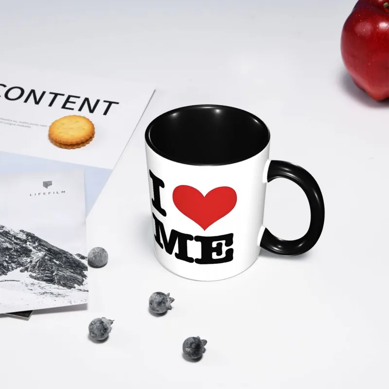 I Love Me Mug Funny Ceramic Co - Coffee Tea With Me recension och pris