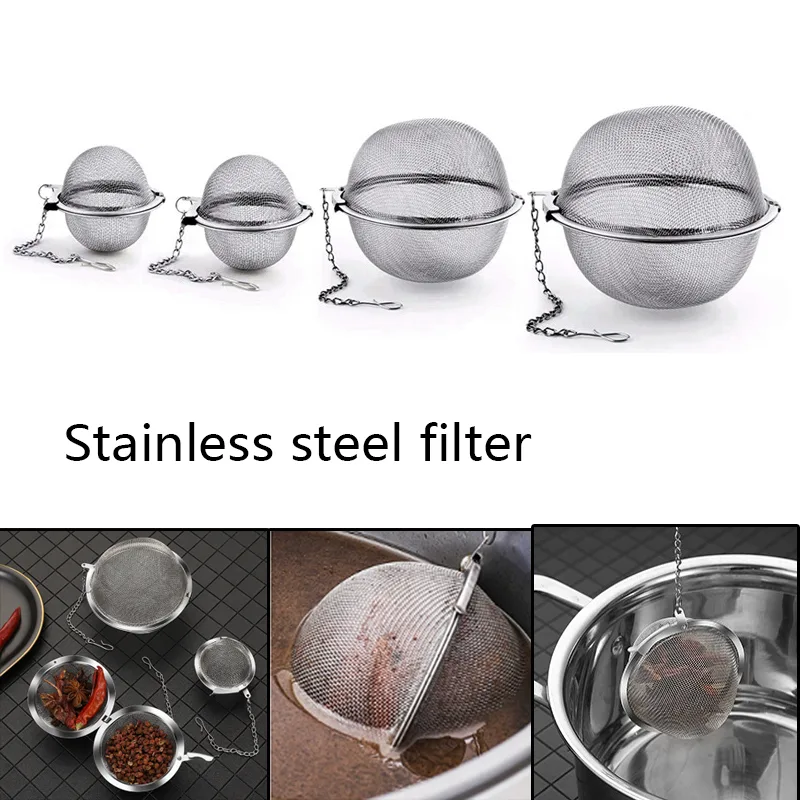 1-5pcs Tea Infuser Stainlesss  - Tea Strainer Mesh recension och pris