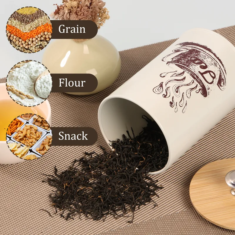 3Pcs Kitchen Storage Box Metal - Coffee Tea And Sugar Canister Set recension och pris