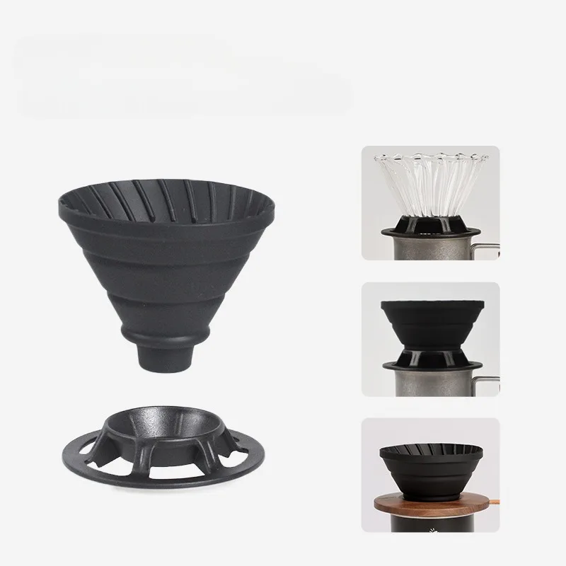Portable Folding Silicone Coff - Coffee Dripper V60 recension och pris