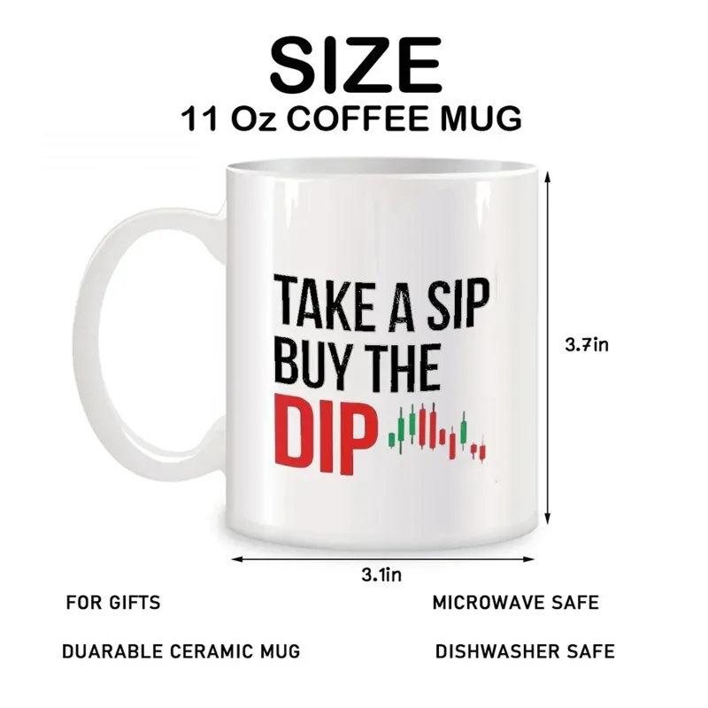 Take A Sip Buy The Dip Mugs Fo - Coffee Tea Friends recension och pris