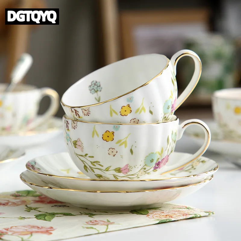 2Pcs Vintage Floral Ceramic Co - Coffee Tea Sugar Set recension och pris