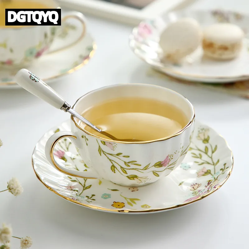 2Pcs Vintage Floral Ceramic Co - Coffee Tea Sugar Set recension och pris