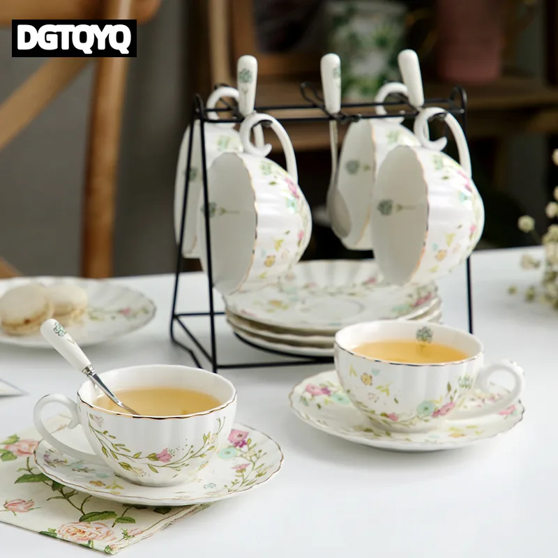 2Pcs Vintage Floral Ceramic Co - Coffee Tea Sugar Set recension och pris