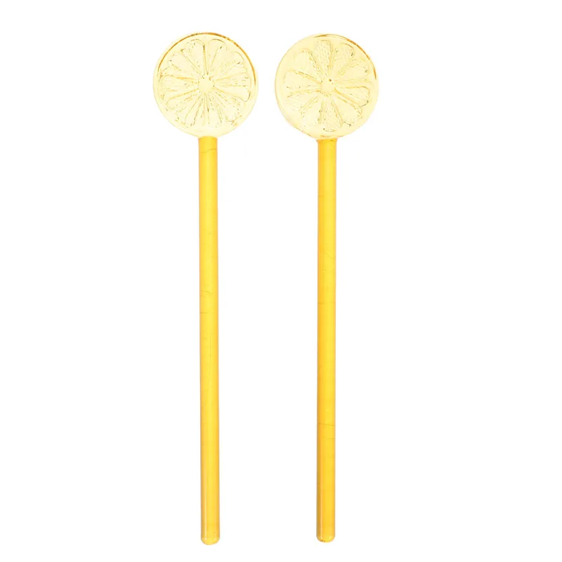 2Pcs Lemon Slice Glass Stirrin - Lemon Tea Coffee recension och pris