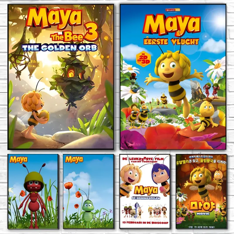 Cartoon M-Mayas the Bees Poste - Maya Coffee & Tea Ulasan recension och pris