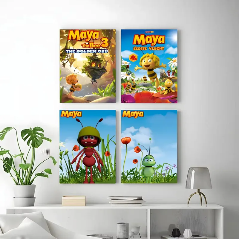 Cartoon M-Mayas the Bees Poste - Maya Coffee & Tea Ulasan recension och pris