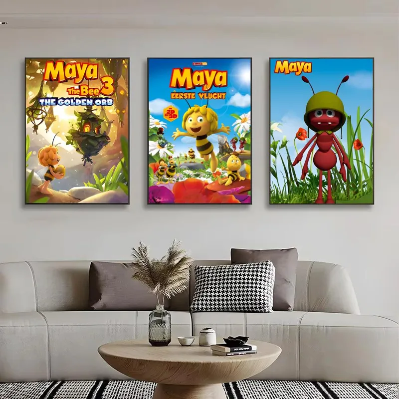 Cartoon M-Mayas the Bees Poste - Maya Coffee & Tea Ulasan recension och pris