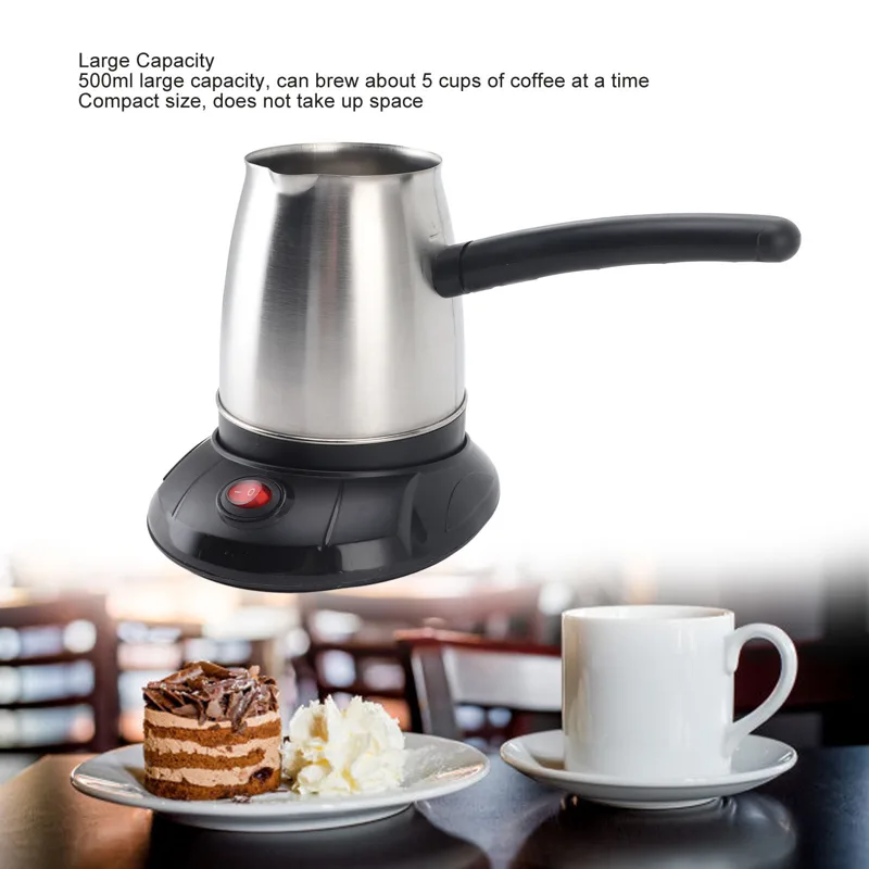 500ml Stainless Steel Electric - Coffee Tea Maker recension och pris
