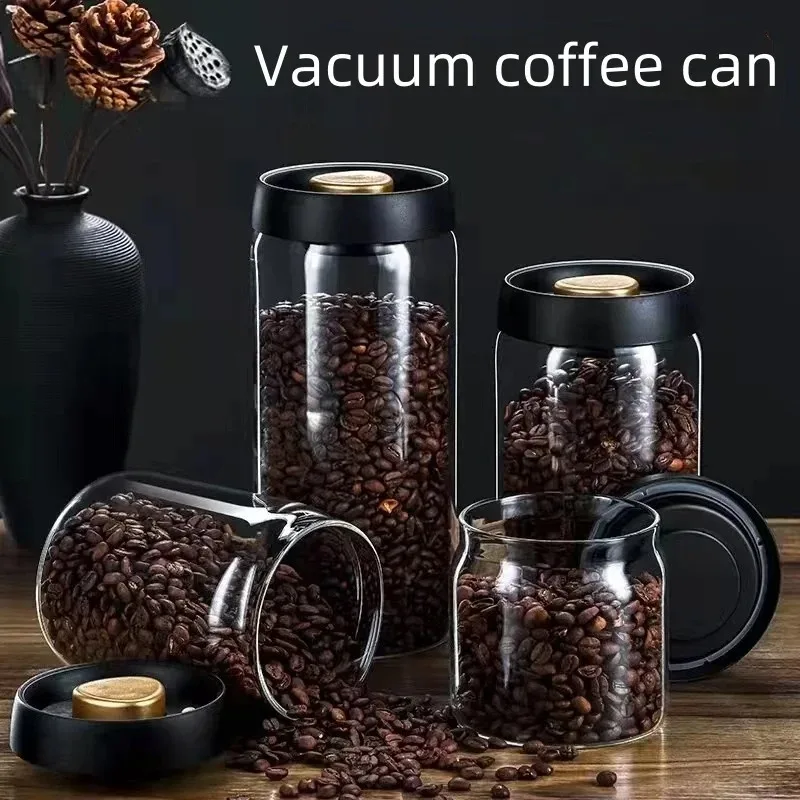 Manual Vacuum Sealed Coffee Ja - Coffee Tea Jars recension och pris