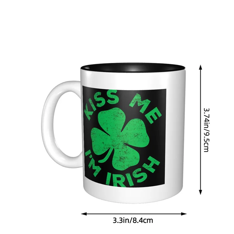 Kiss Me I'm Irish Mug Funny Ce - Coffee Tea With Me recension och pris