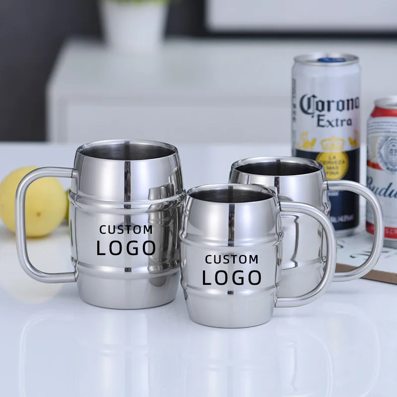 Stainless Steel Beer Cup Laser - Coffee Tea Friends recension och pris